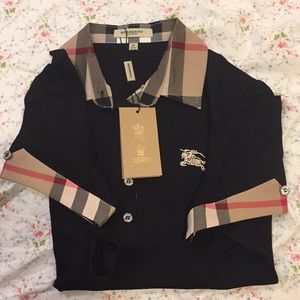 Burberry women T-shirt black new